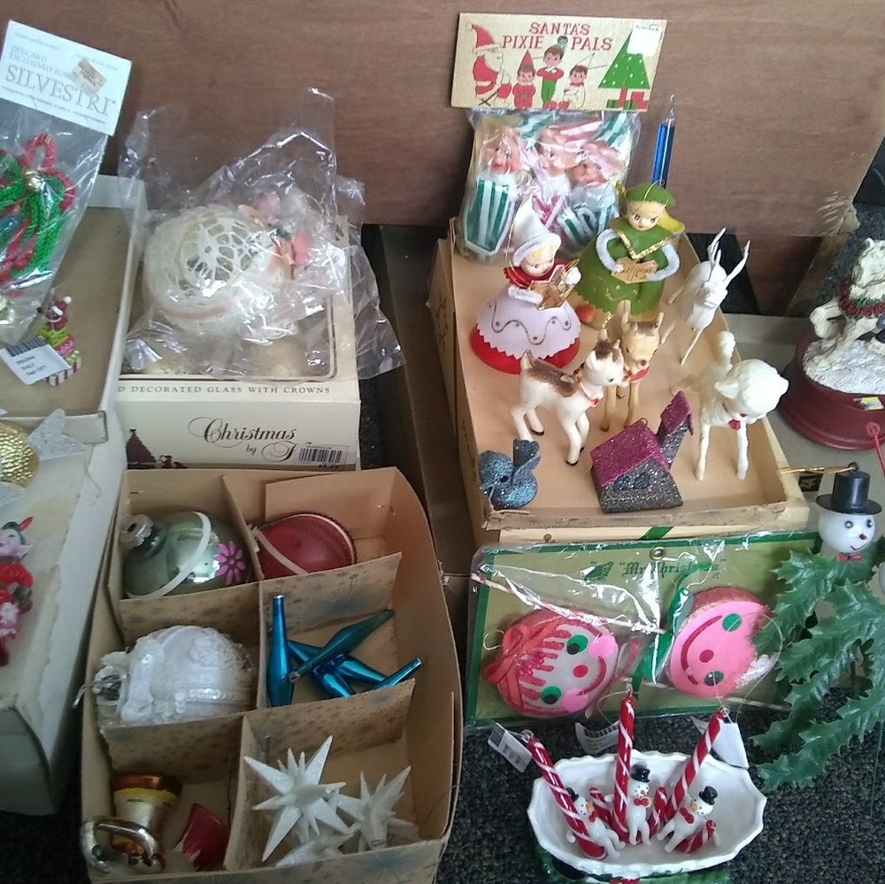 Vintage Christmas decorations